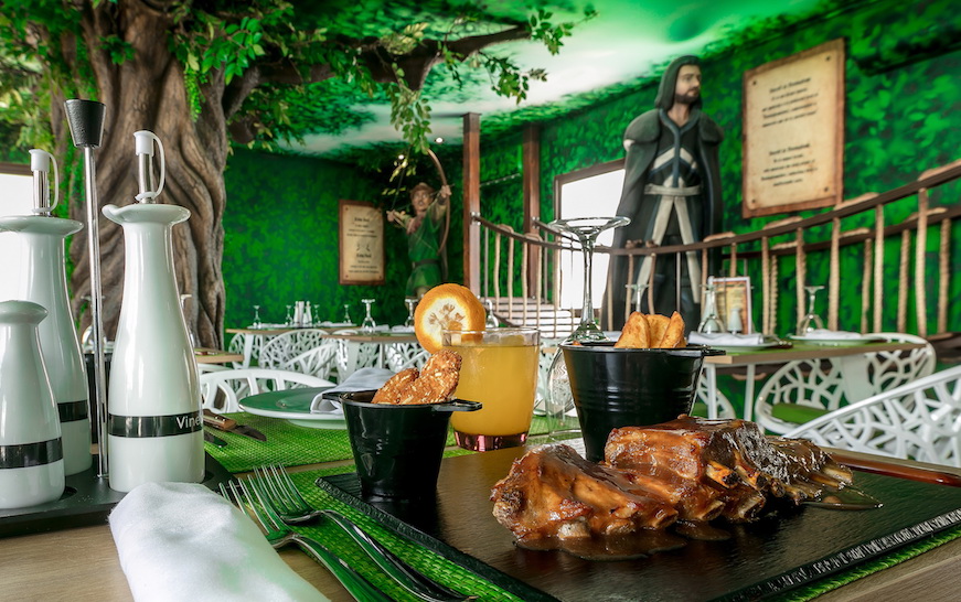 magic robin hood resort restaurante tematico viajes para niños